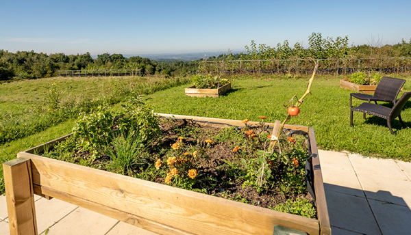 eco-potager aux Collines de Sainte Féréole